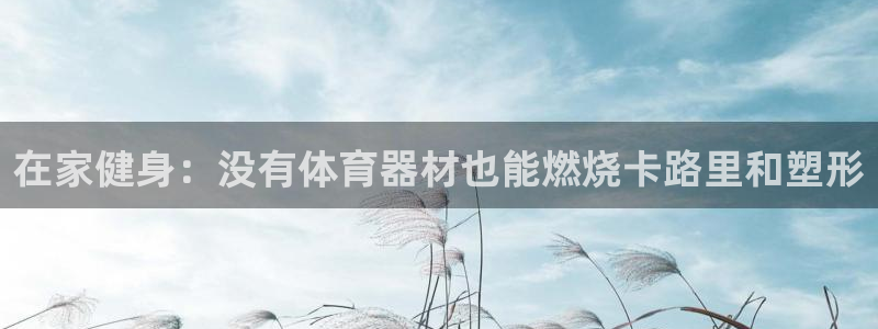 尊龙凯时投诉最狠的方法：在家健身：没有体育器材也能燃