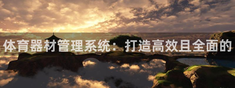 尊龙官网手机版下载：体育器材管理系统：打造高效且全面