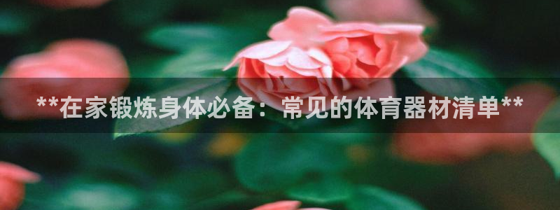 尊龙官方网站：**在家锻炼身体必备：常见的体育器材清