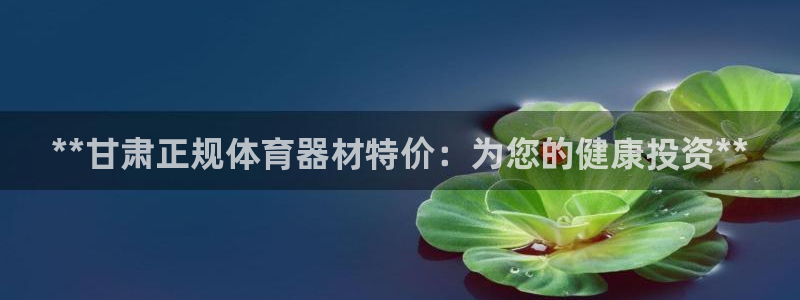 尊龙官网网页版：**甘肃正规体育器材特价：为您的健康