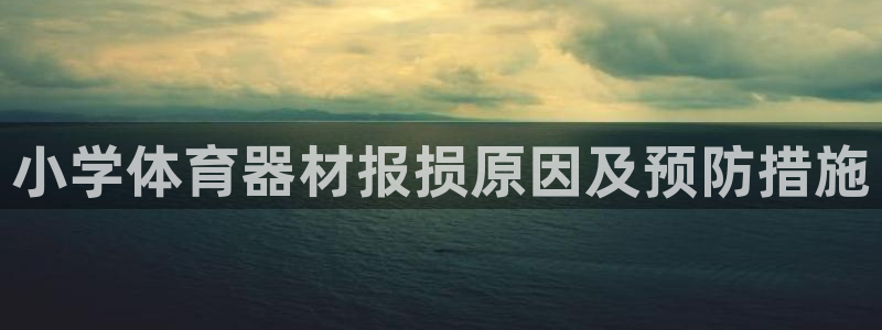 尊龙凯时登陆网址：小学体育器材报损原因及预防措施