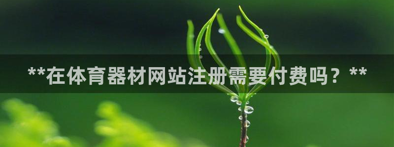 凯时k8官网首页：**在体育器材网站注册需要付费吗？