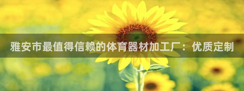 尊龙凯时登陆：雅安市最值得信赖的体育器材加工厂：优质